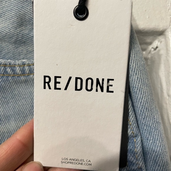 🤍 RE/DONE // 90s High Rise Loose • Breezy Indigo with Rips - Picture 10 of 15